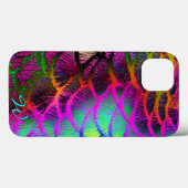 Pfauenfeathers 1-3 Optionen Case-Mate iPhone Hülle (Rückseite (Horizontal))