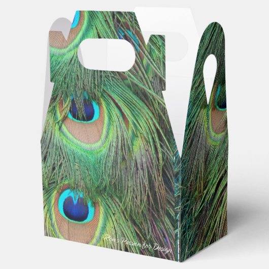 Pfauenfeathers 3 geschenkschachtel (Geöffnet)