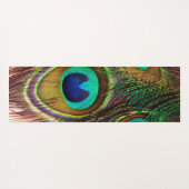 PfauenFeathers 4 Yogamatte (Rückseite (Horizontal))