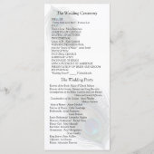 Pfauenfeathers auf dem Programm für Schwarze Hochz (Rückseite)