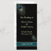 Pfauenfeathers auf dem Programm für Schwarze Hochz (Vorne/Hinten)