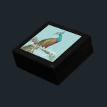 Pfauenfeathers Damask Hochzeitstag Schmuckschachtel<br><div class="desc">Die Personalisierte Schmuckbox oder die Gedächtnisbox - Elegante Weihnachtsgeschenke zum Geburtstag oder Valentinstag Geschenke zum Hochzeitsfeiern - im Custom Designer für Black Lacquer aufbewahren</div>
