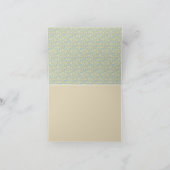 Pfauenfeathers Dankeschön-Karte Dankeskarte (Innenseite)