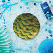 Pfauenfeathers II Farbenfrohe Natur Pappteller (Party)