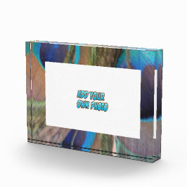 Pfauenfeathers: Individuell anpassbarer Foto-Block Fotoblock