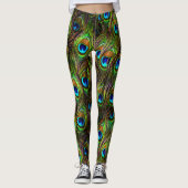 Pfauenfeathers Invasion Leggings (Vorderseite)