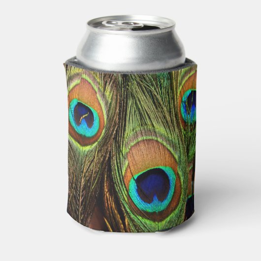 Pfauenfeathers können sich abkühlen dosenkühler (Kanne Rückseite)