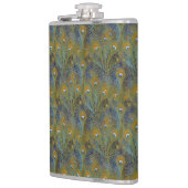 Pfauenfeathers koordiniert flachmann (Links)