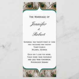 Pfauenfeathers mit Doppelrahmenprogramm Programm