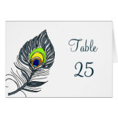 PfauenFeathers-Nummer (Vorderseite (Horizontal))