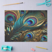 PfauenFeathers-Papiertücher Seidenpapier (Basteln)