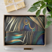 PfauenFeathers-Papiertücher Seidenpapier (Geschenk)