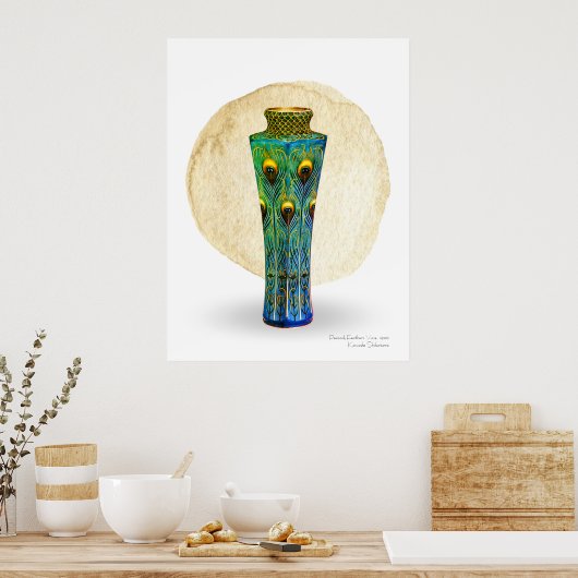 Pfauenfeathers Print, Value Poster Paper (Matte) (Küche)