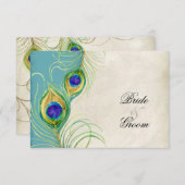 PfauenFeathers UAWG Response Cards RSVP Karte (Vorne/Hinten)