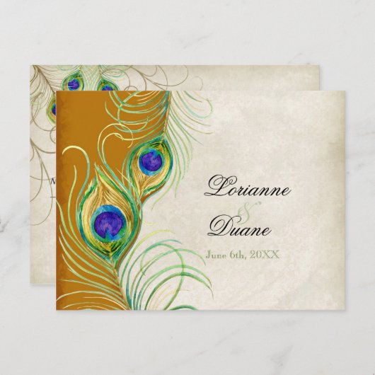 PfauenFeathers UAWG Response Postkarten (Vorne/Hinten)