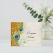 PfauenFeathers UAWG Response Postkarten (Stehend Vorderseite)