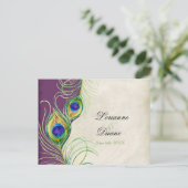 PfauenFeathers UAWG Response Postkarten (Stehend Vorderseite)