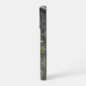 Pfauenfeathers und gotische Windows iPhone 16 Hülle (Linke Seite)