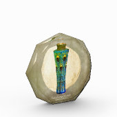 Pfauenfeathers Vase Masterpiece von 1900 Fotoblock (Links)