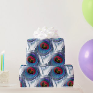 PfauenFeathers Wrapping Paper Geschenkpapier