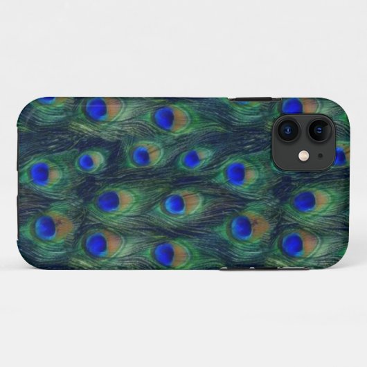 Pfauenfeatheter-Abdeckung Case-Mate iPhone Hülle (Rückseite (Horizontal))