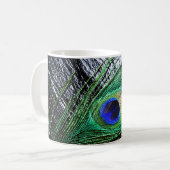 Pfauenfeder 1 Tasse (Vorderseite Links)