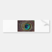 Pfauenfeder Autoaufkleber (Vorne)