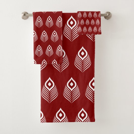 Pfauenfeder Badhandtuch Set (Insitu)