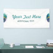 Pfauenfeder Banner (Messe)