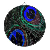 Pfauenfeder Dartscheibe (vorne)