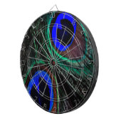Pfauenfeder Dartscheibe (Vorderseite rechts)