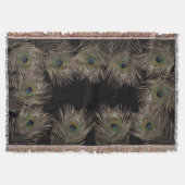 Pfauenfeder Decke (Vorderseite)