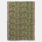 Pfauenfeder Decke (Vorderseite Vertikal)