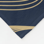 Pfauenfeder Fleecedecke (Ecke)