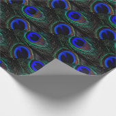 Pfauenfeder Geschenkpapier (Ecke)