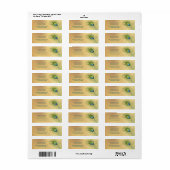 Pfauenfeder Gold | Hochzeit (Vorne)