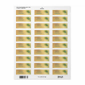 Pfauenfeder Gold |  Hochzeit (Vorne)