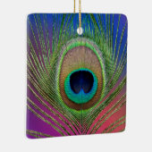 Pfauenfeder Keramikornament (Rechts)