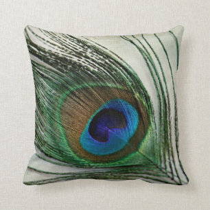 Pfauenfeder Kissen