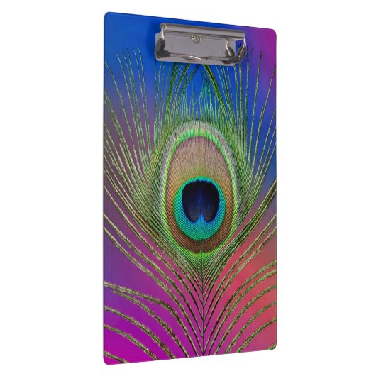 Pfauenfeder Klemmbrett (Rechts)