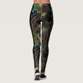 Pfauenfeder Leggings (Rückseite)