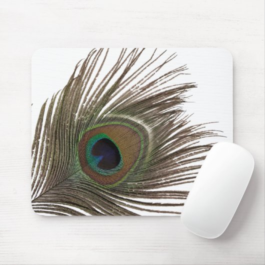 Pfauenfeder Mousepad (Mit Mouse)