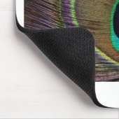 Pfauenfeder Mousepad (Ecke)