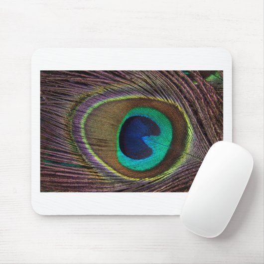 Pfauenfeder Mousepad (Mit Mouse)