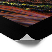 Pfauenfeder Nah Poster (Ecke)