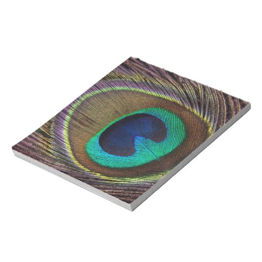 Pfauenfeder Notizblock (Rotiert)