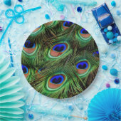 Pfauenfeder   pappteller (Party)