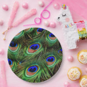 Pfauenfeder   pappteller (Party)