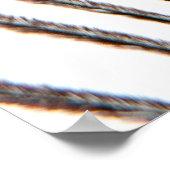 Pfauenfeder Poster (Ecke)