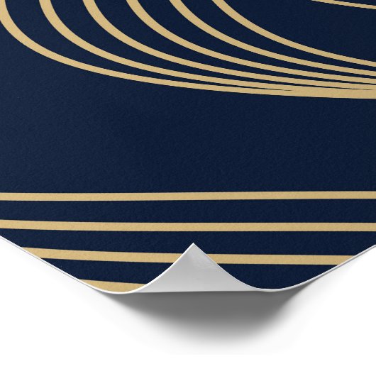 Pfauenfeder Poster (Ecke)